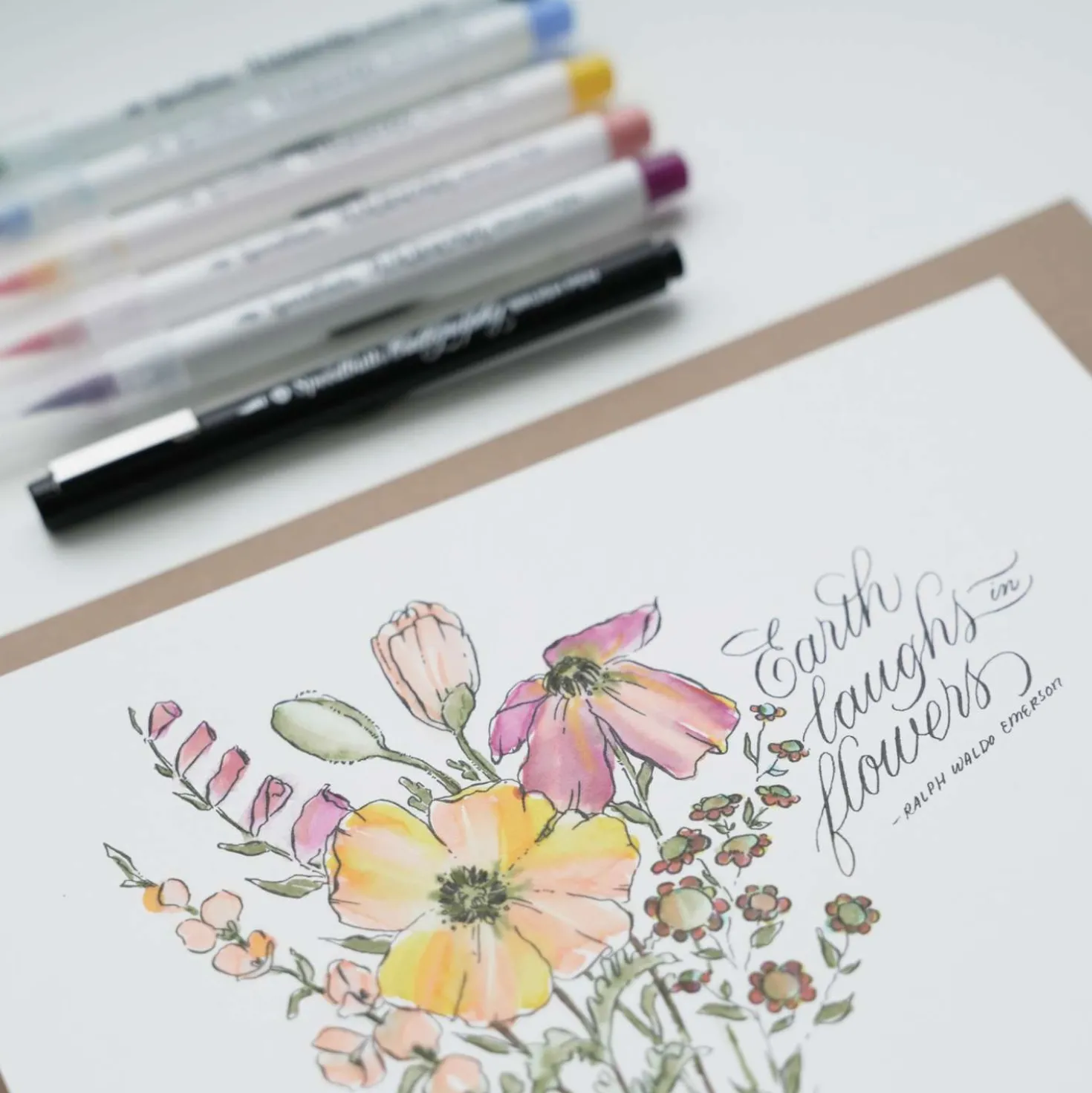 Speedball® Hand Lettering Pinselmarker Set