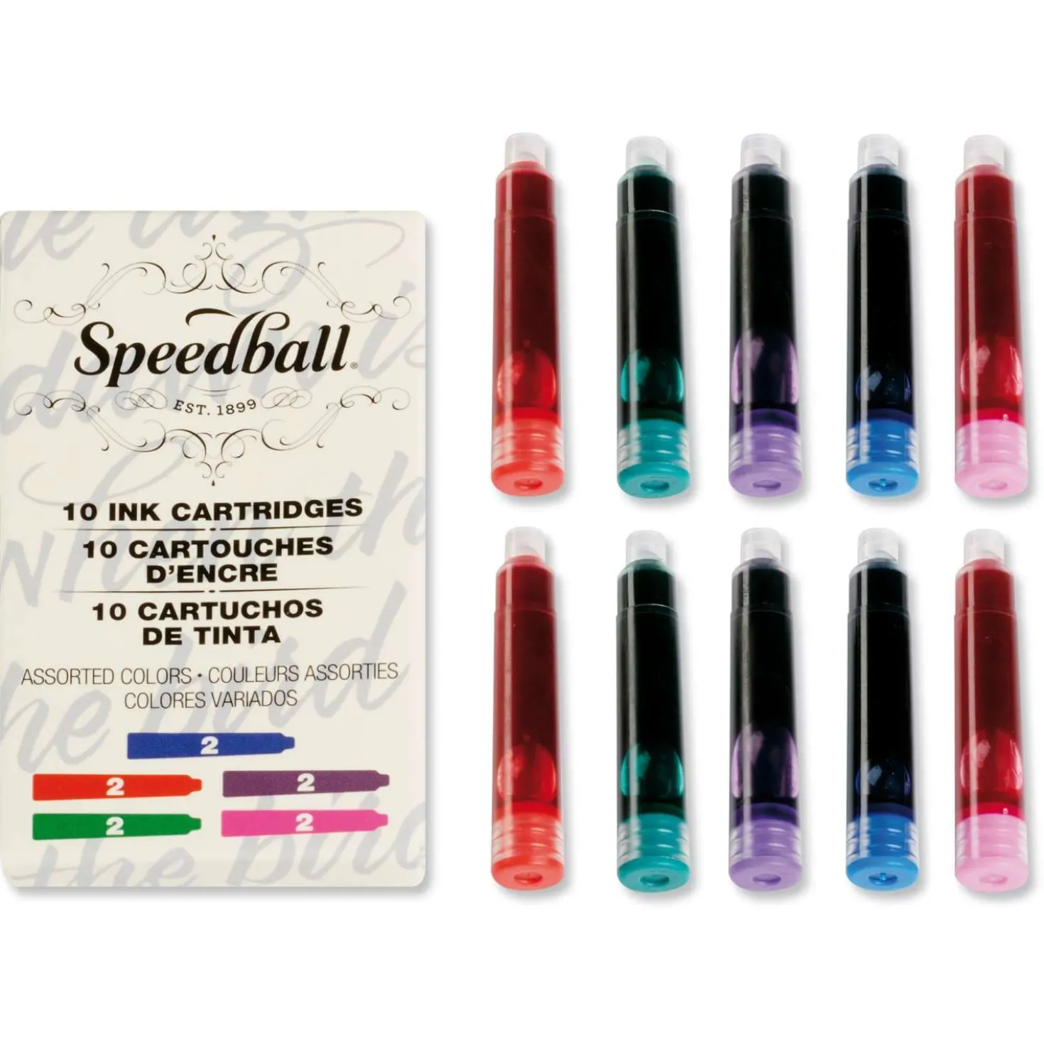 Speedball® Kalligrafie-Nachfüllpatronen 10er-Sets