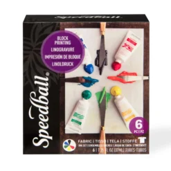 Speedball® Linoldruck-Textilfarben-Set