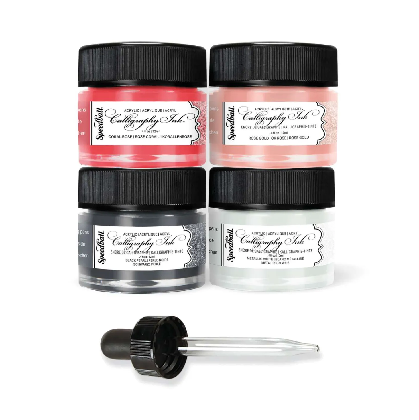 Speedball® Metallic Acrylic Calligraphy Set, 5-teilig