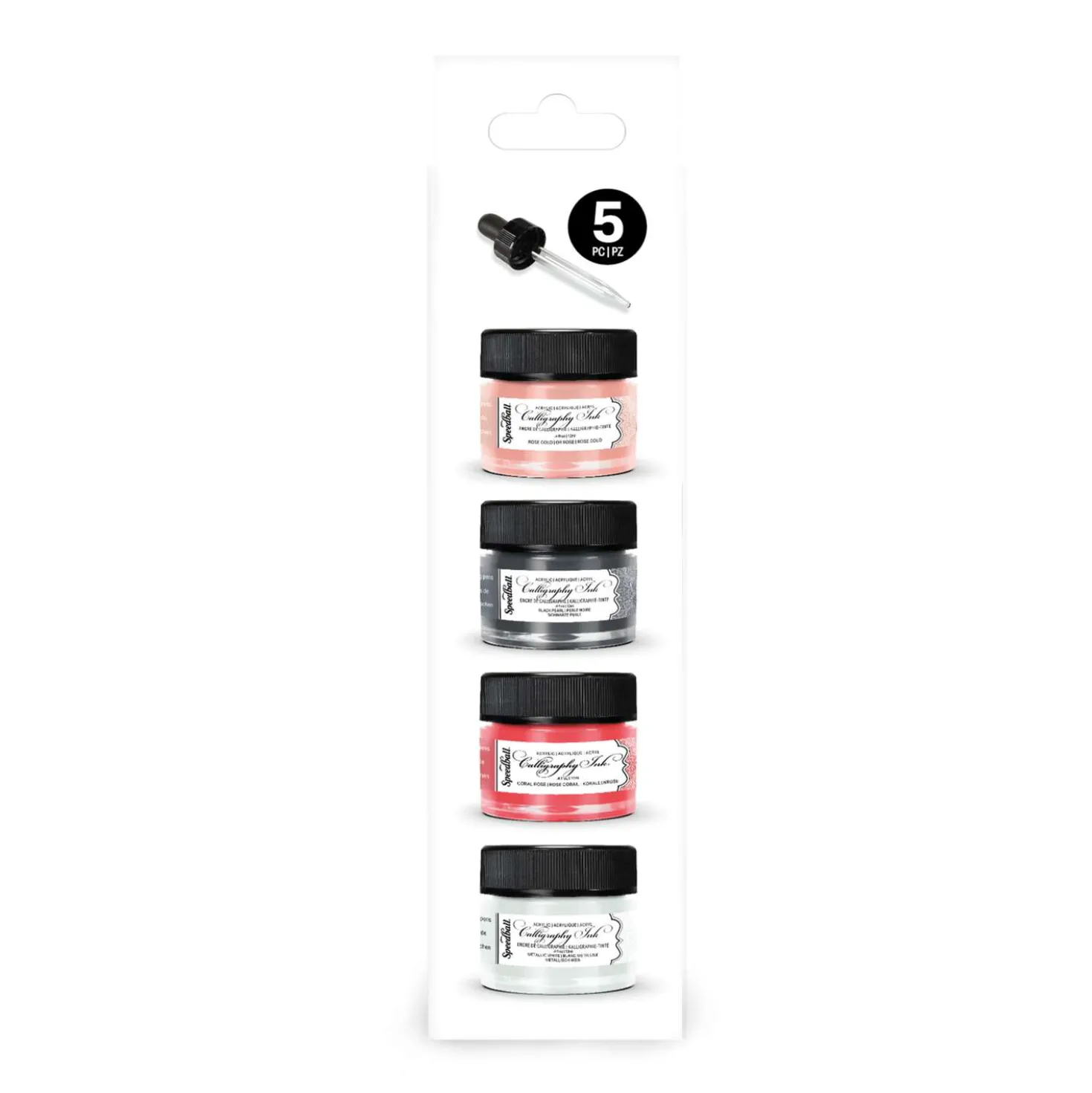 Speedball® Metallic Acrylic Calligraphy Set, 5-teilig
