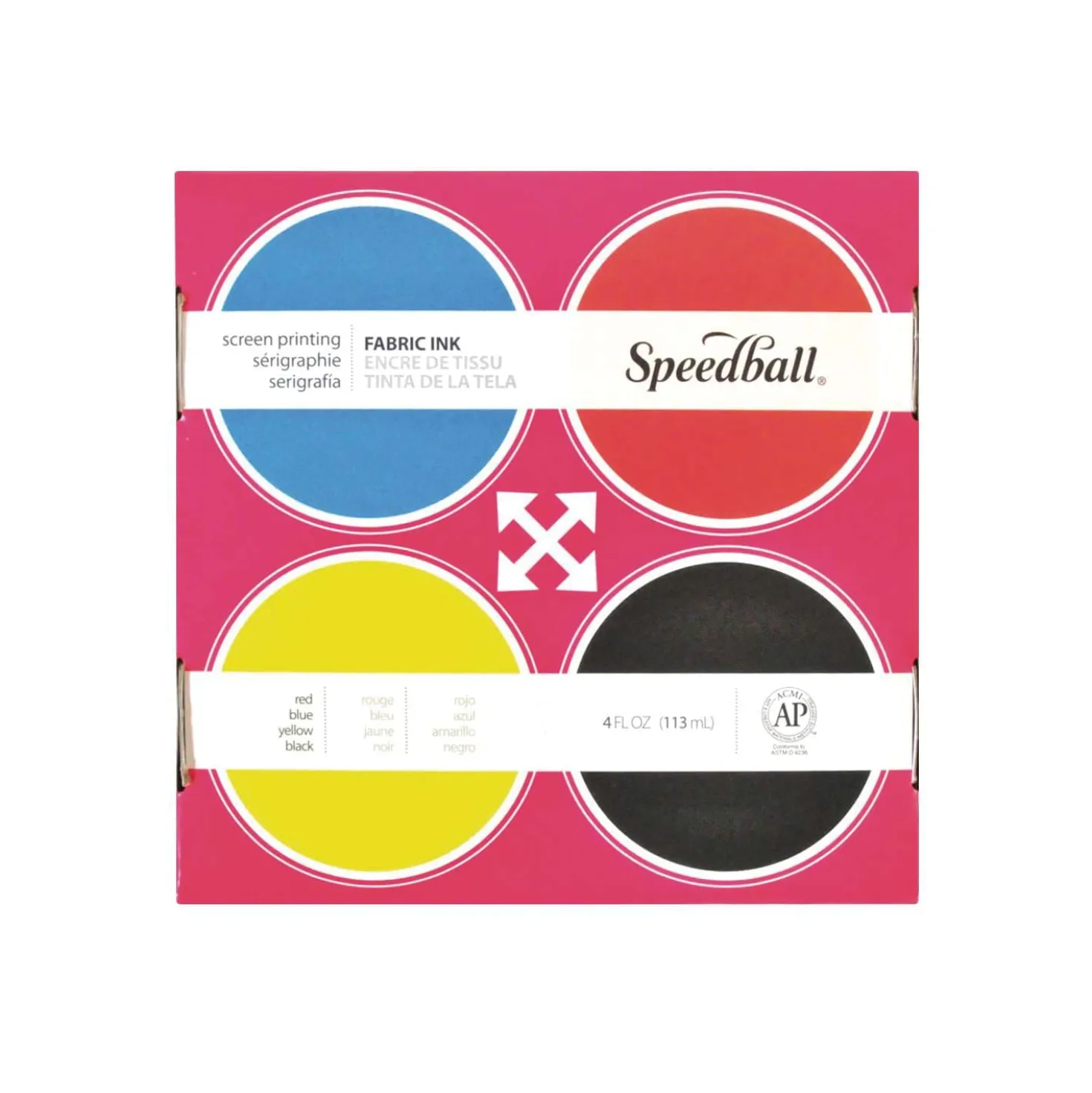 Speedball® Siebdruck-Textilfarben Basic-Set
