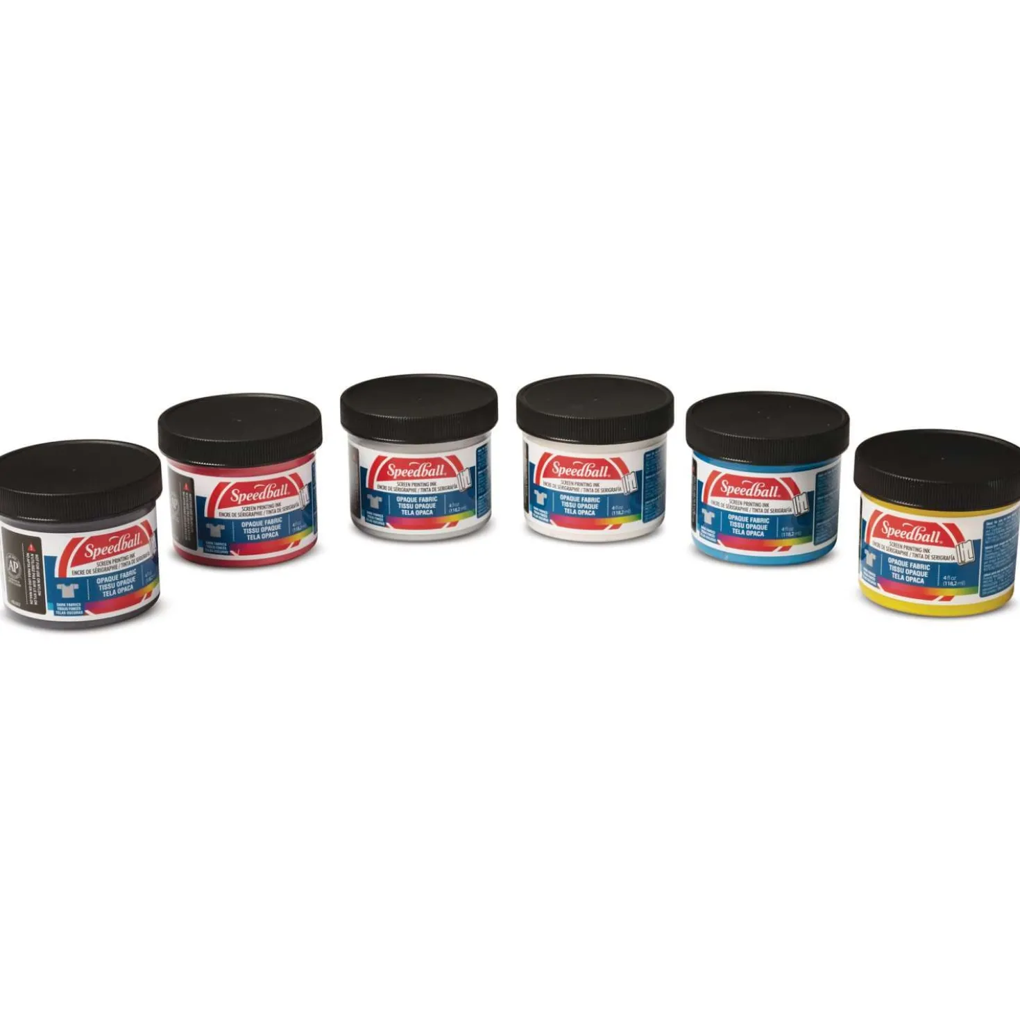 Speedball® Siebdruck-Textilfarbe Opak, Starter-Set
