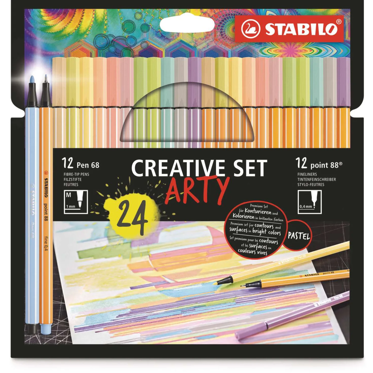 STABILO® ARTY Creative Sets, Pen 68 & point 88