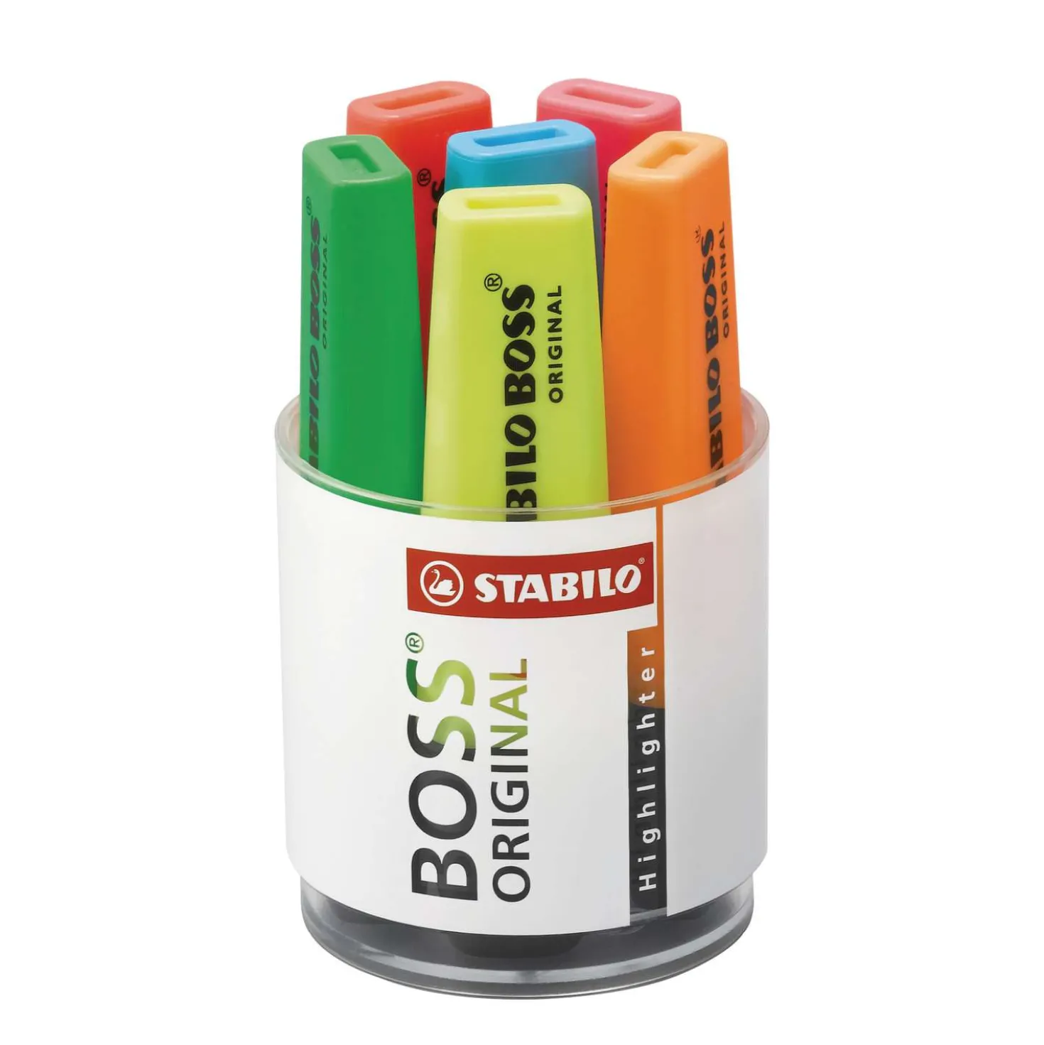 STABILO® BOSS® ORIGINAL Textmarker, 6er-Rundbox