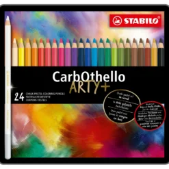 STABILO® CarbOthello ARTY+ Pastellstifte, Metalletuis