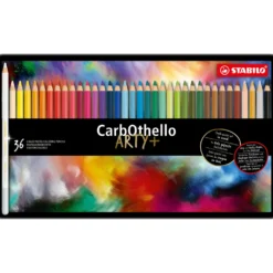 STABILO® CarbOthello ARTY+ Pastellstifte, Metalletuis
