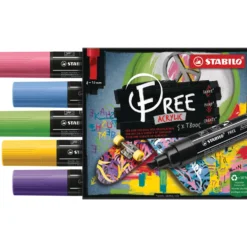 STABILO® FREE Acrylic Acrylmarker Sets