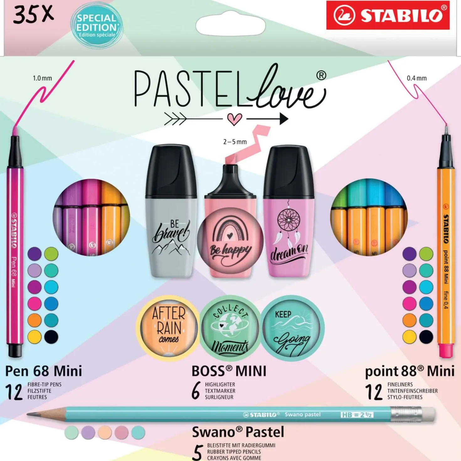 STABILO® Pastellove 35er-Set