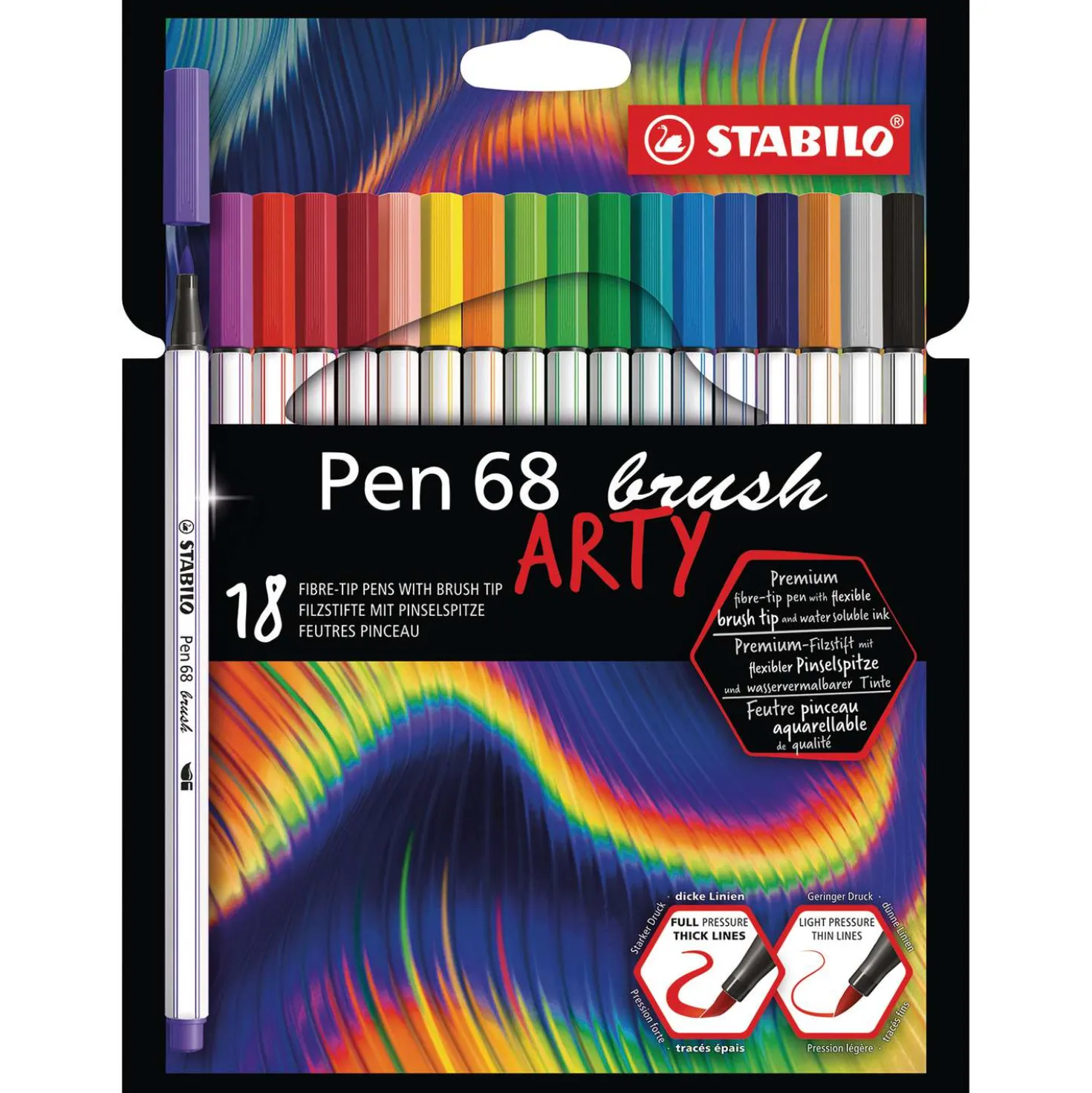 STABILO® Pen 68 brush ARTY Sets