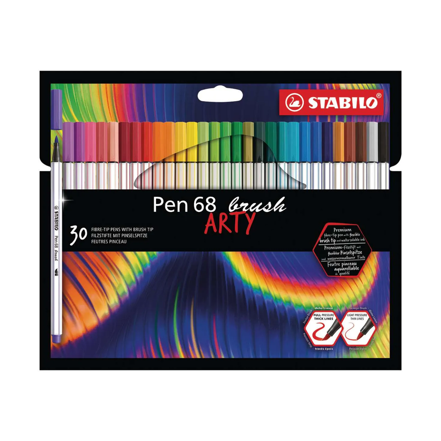 STABILO® Pen 68 brush ARTY Sets