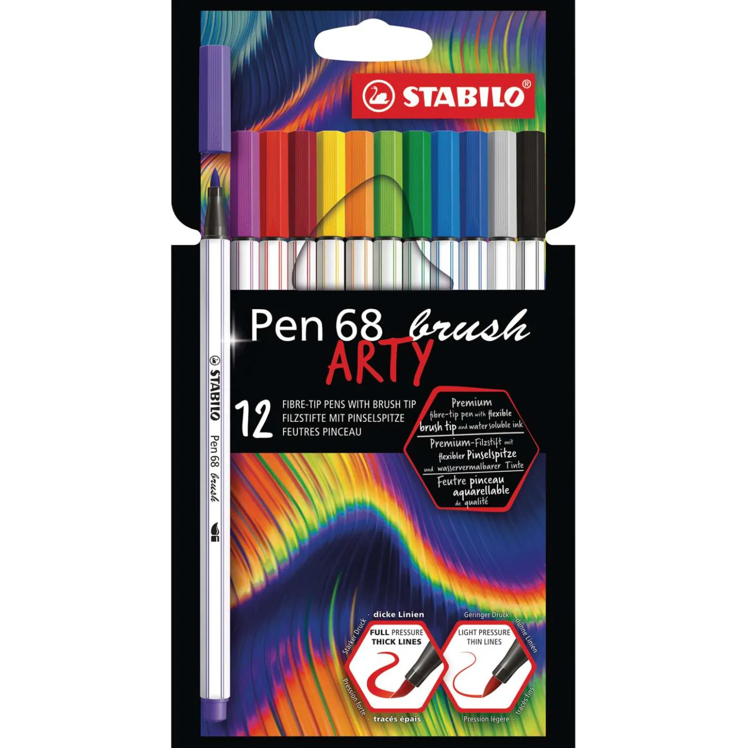 STABILO® Pen 68 brush ARTY Sets