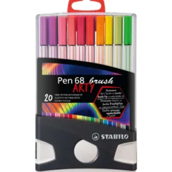 STABILO® Pen 68 brush ColorParade, 20er-Tischset