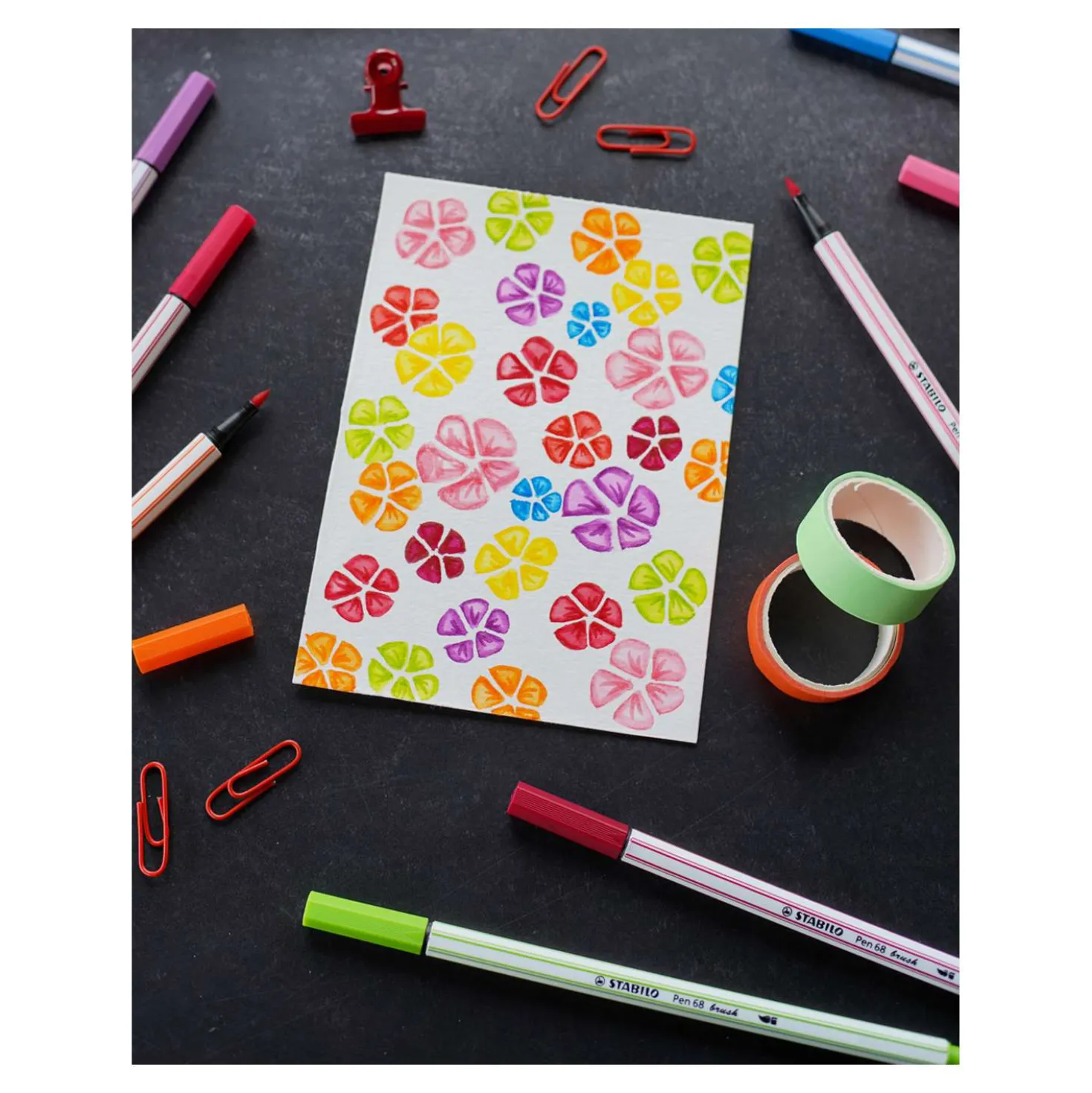 STABILO® Pen 68 brush Sets im Kartonetui