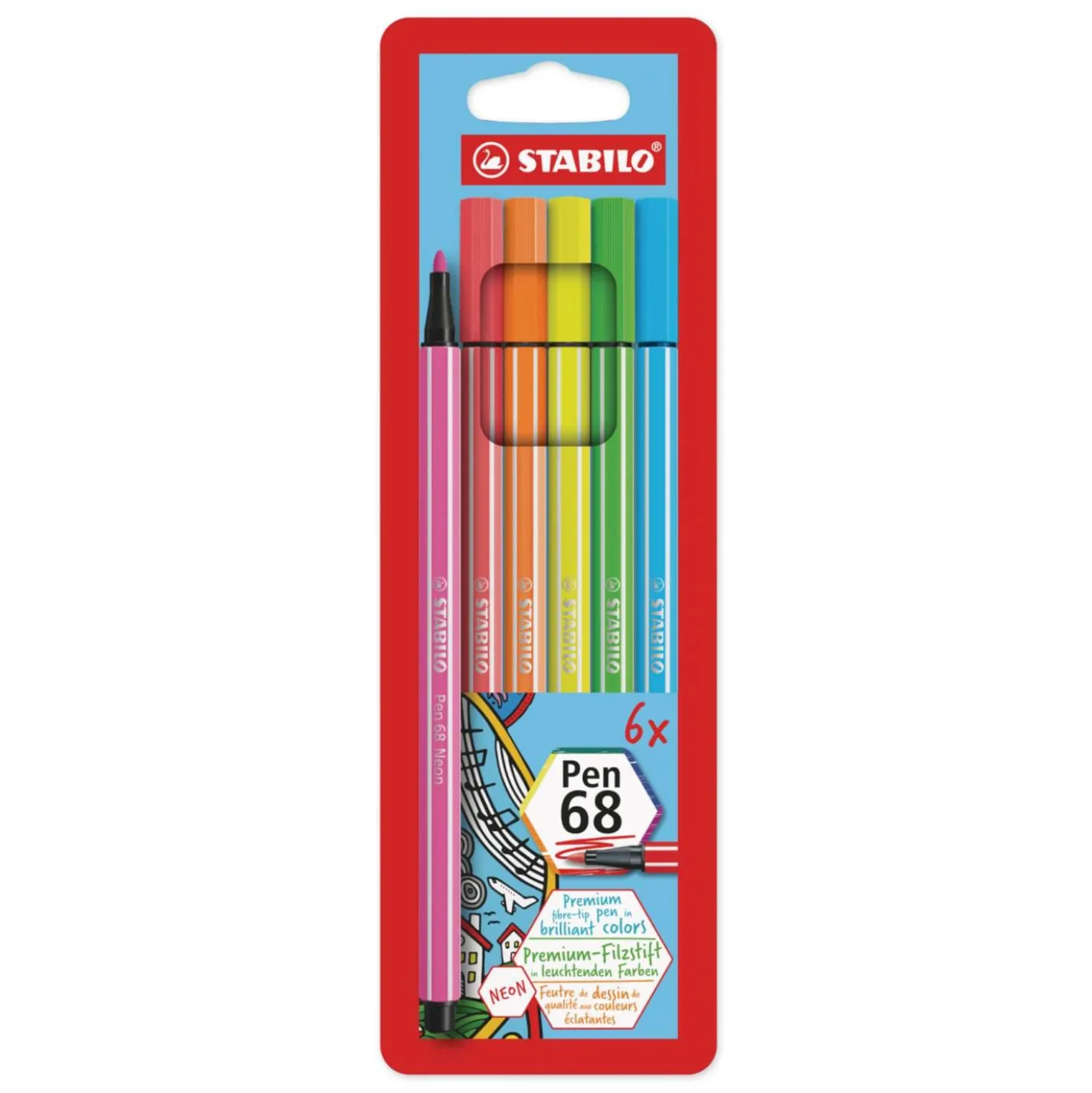 STABILO® Pen 68 Fasermaler im Set