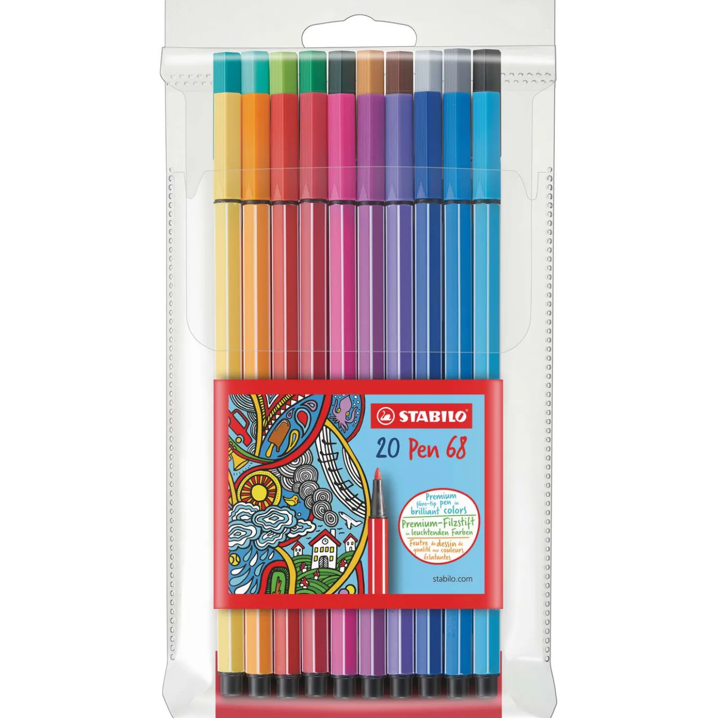 STABILO® Pen 68 Fasermaler im Set