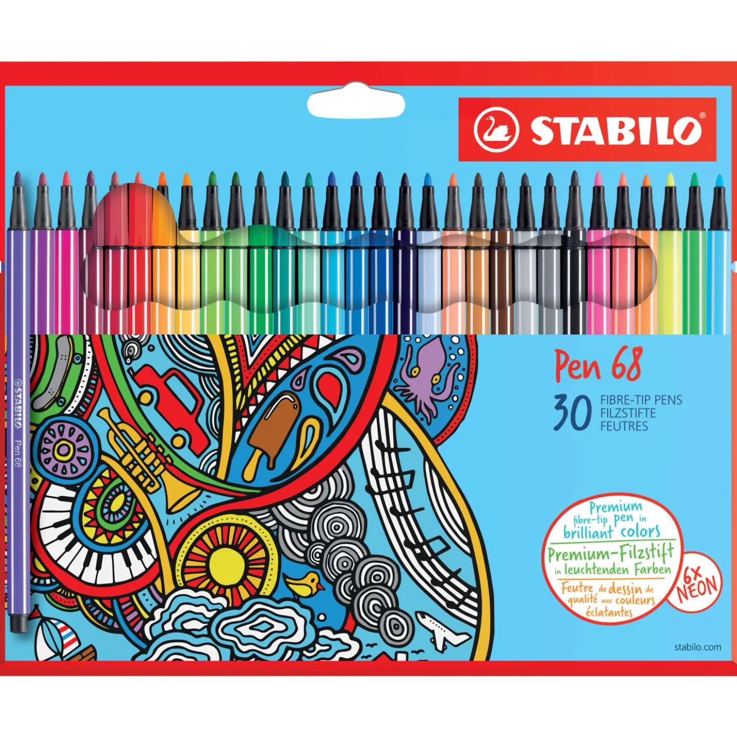 STABILO® Pen 68 Fasermaler Set