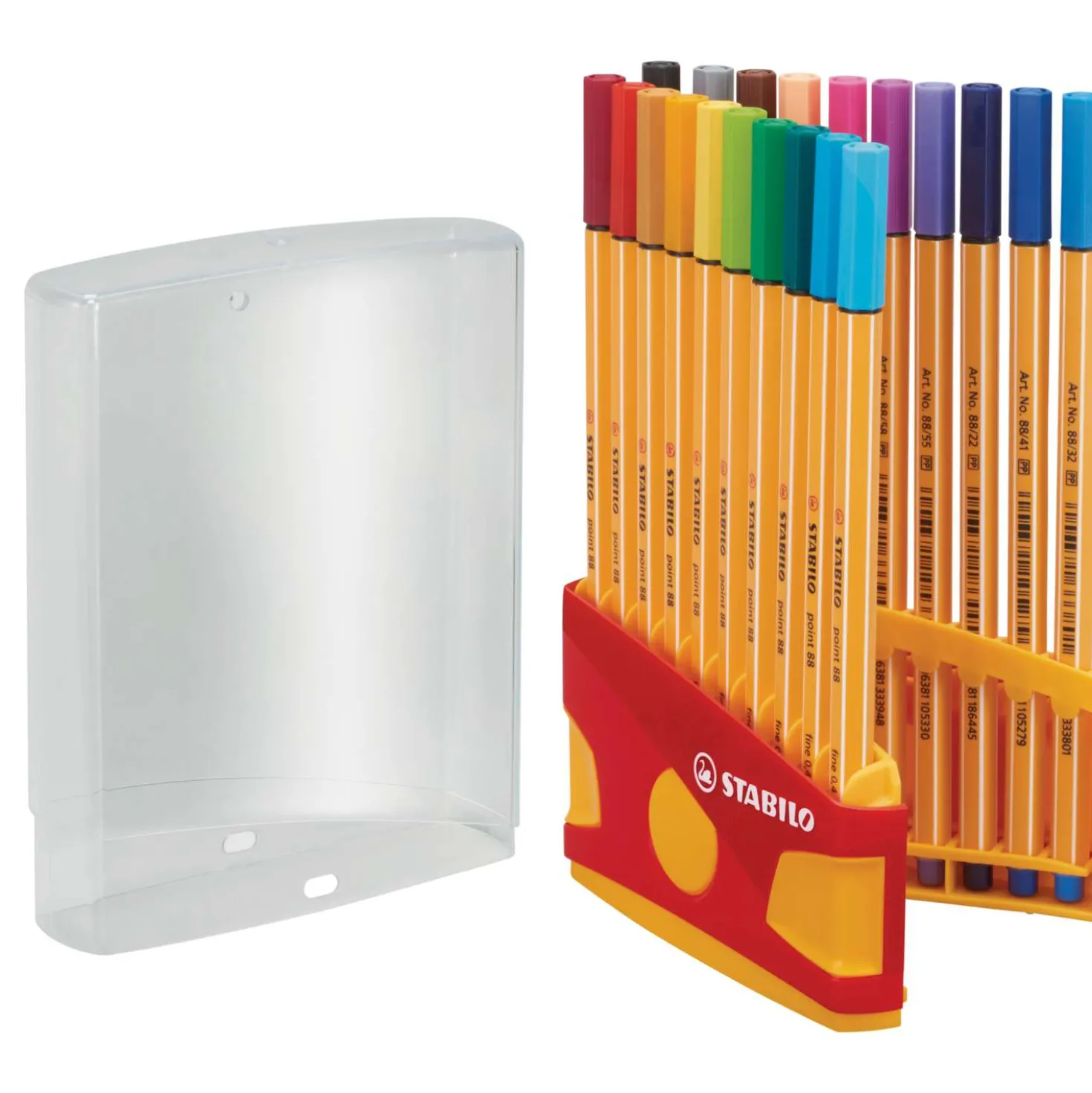 STABILO® point® 88 Color Parade, Kunststoffbox mit 20 Finelinern