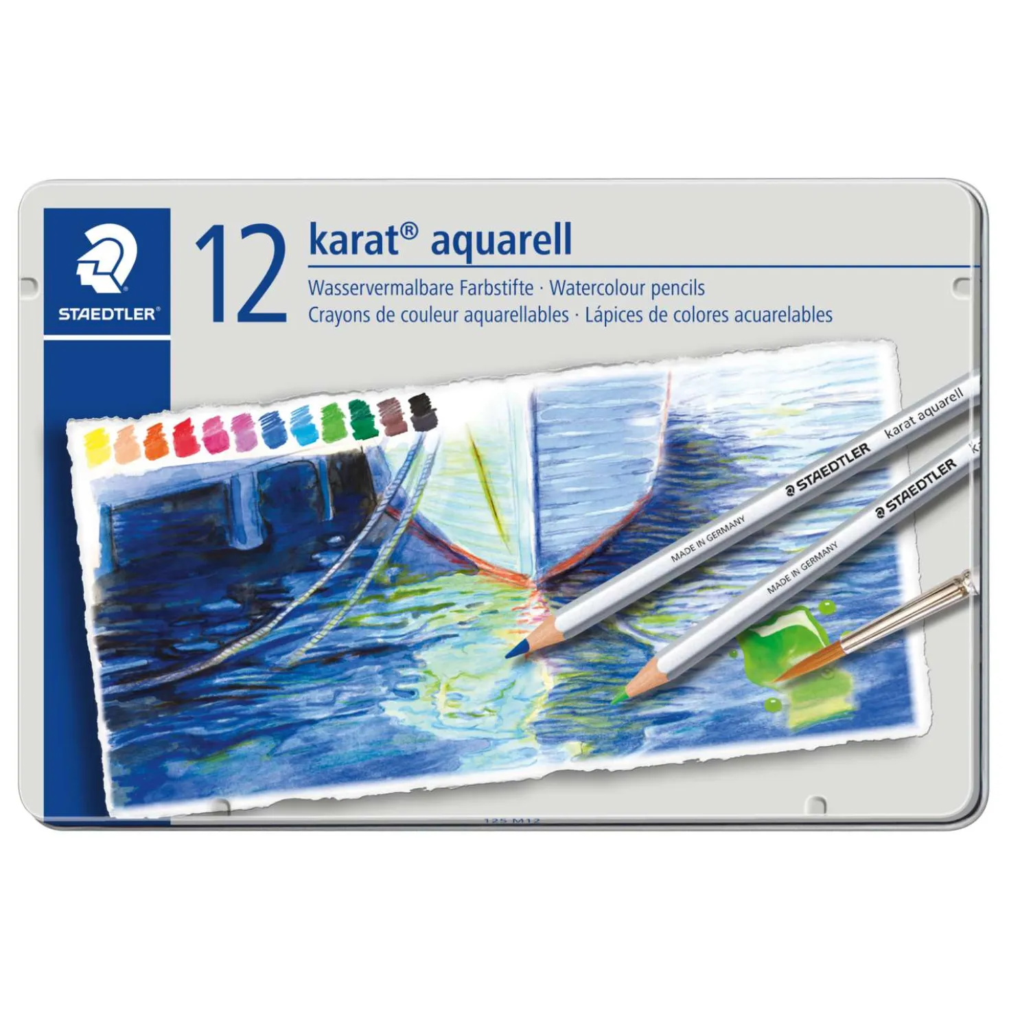 STAEDTLER® karat® Aquarell Aquarellstifte im Metalletui