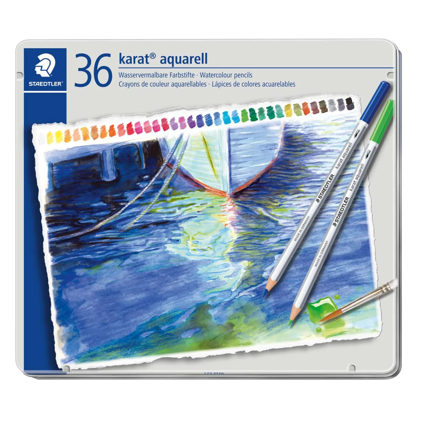STAEDTLER® karat® Aquarell Aquarellstifte im Metalletui