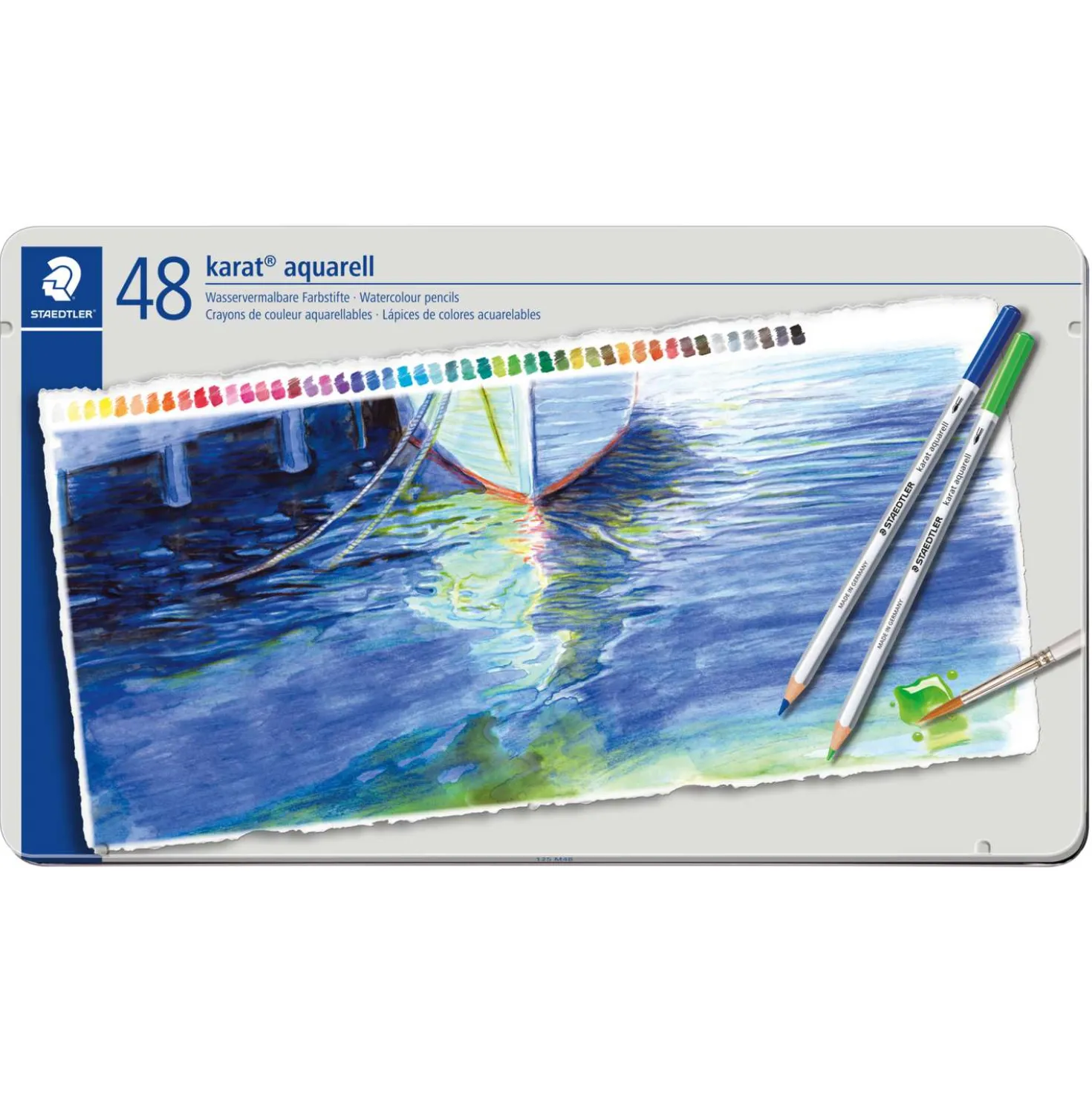STAEDTLER® karat® Aquarell Aquarellstifte im Metalletui