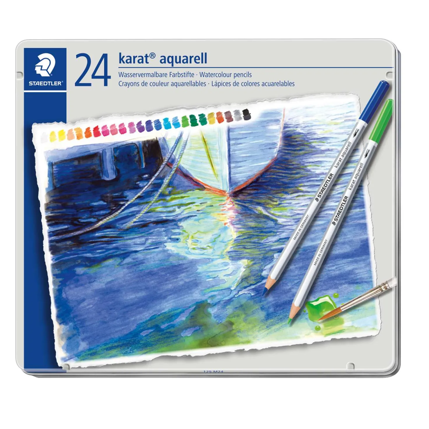 STAEDTLER® karat® Aquarell Aquarellstifte im Metalletui