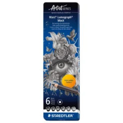 STAEDTLER® Mars® Lumograph® Black 6er Bleistift-Set