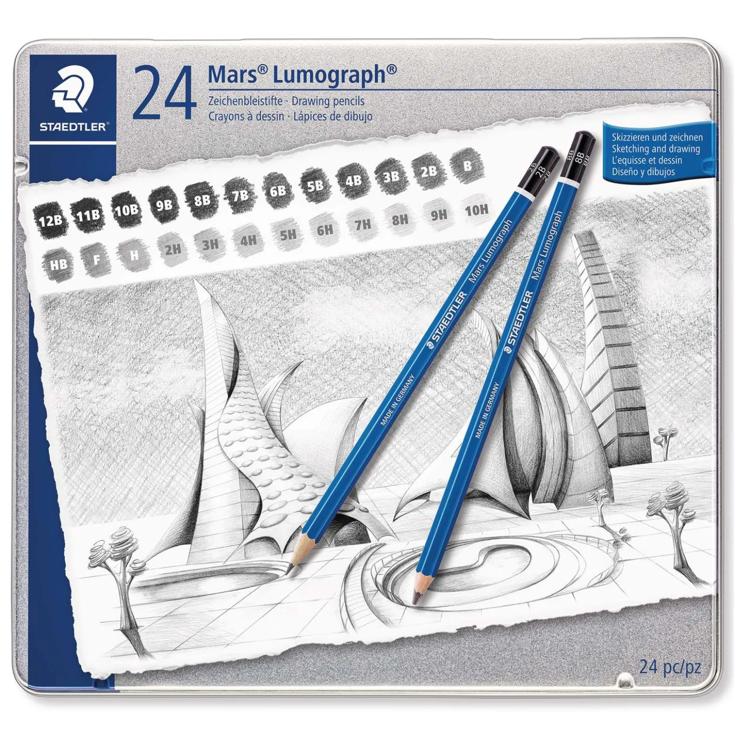 STAEDTLER® Mars® Lumograph® 100 Zeichenbleistifte, Sets