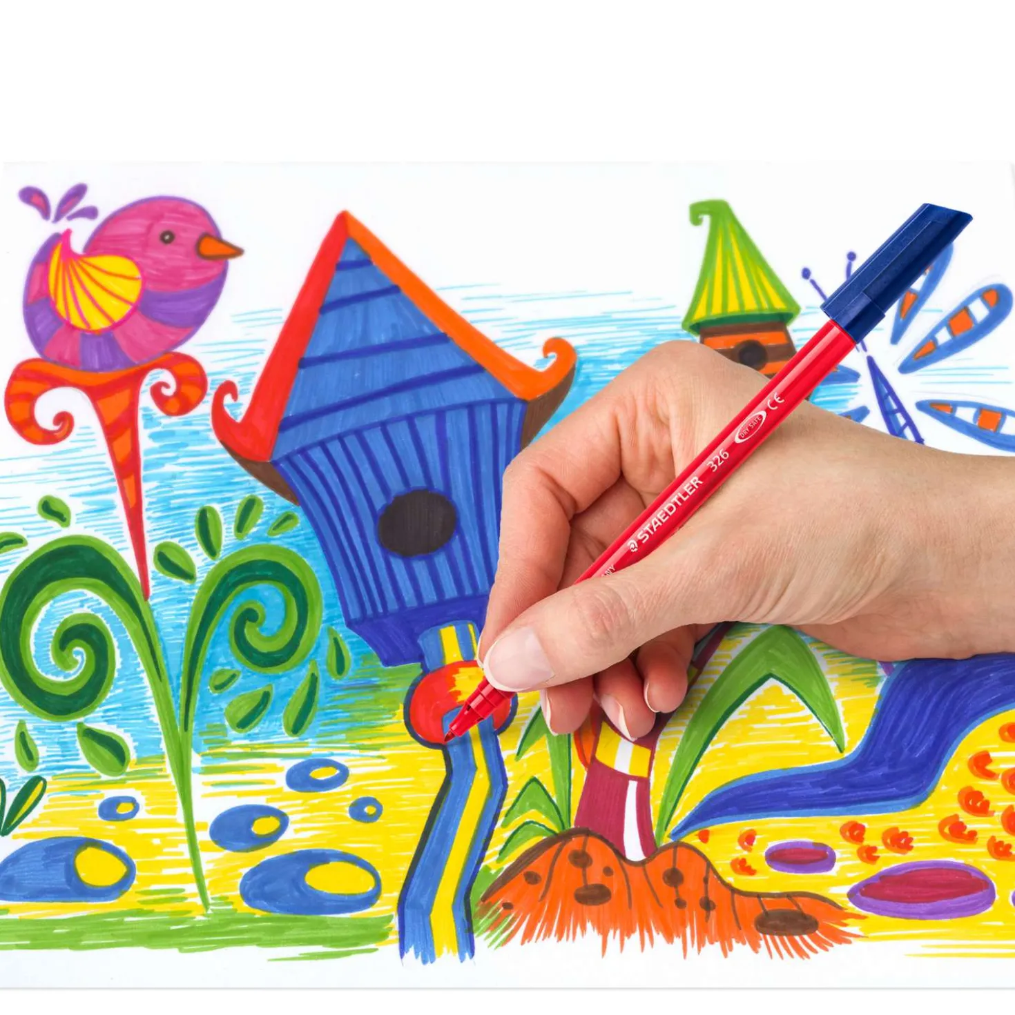 STAEDTLER® Noris® Fasermaler 100er-Großpackung
