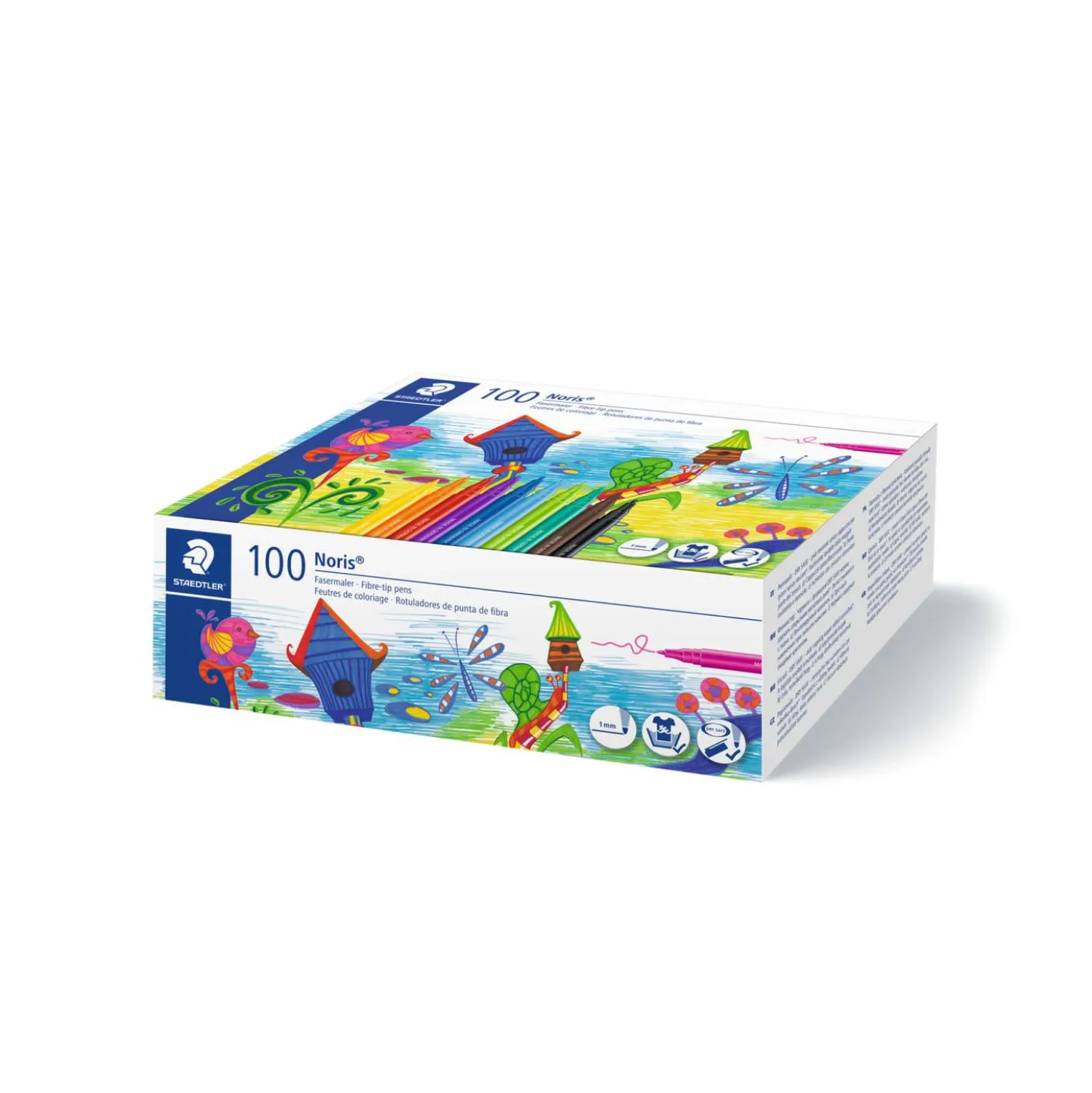 STAEDTLER® Noris® Fasermaler 100er-Großpackung