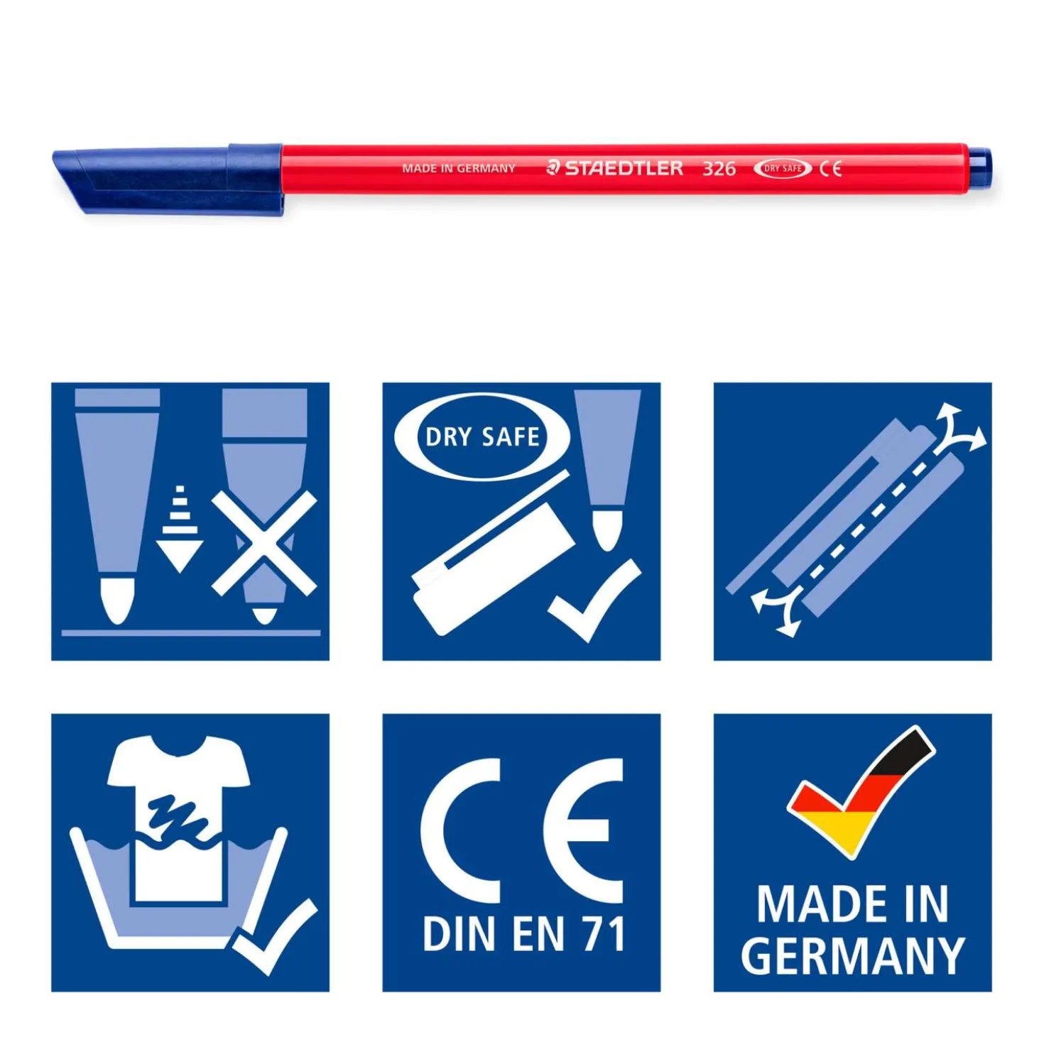 STAEDTLER® Noris® Fasermaler 100er-Großpackung
