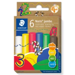 STAEDTLER® Noris® jumbo, Plastilin-Knete 6er-Sets