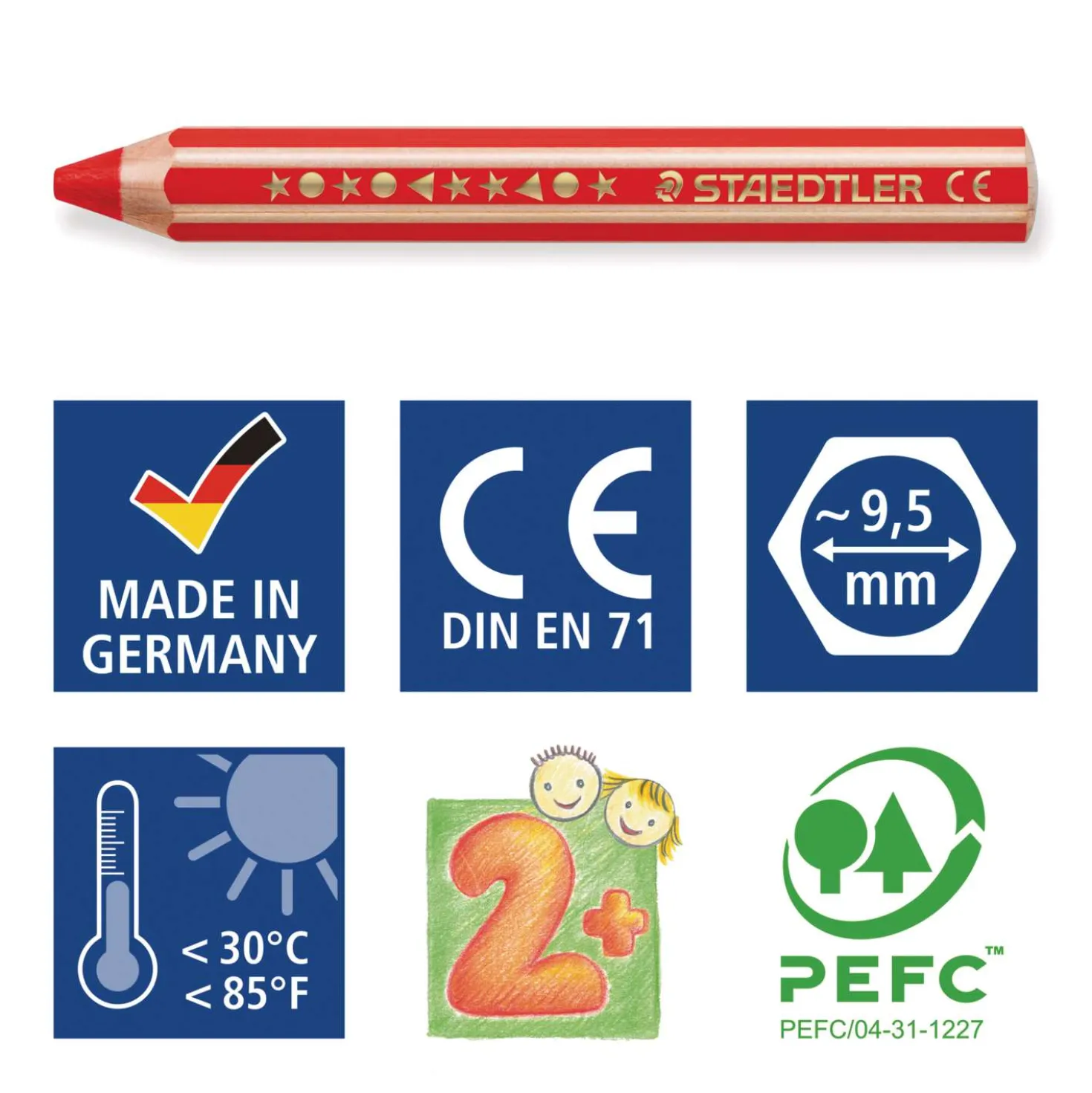 STAEDTLER® Noris® junior 140 Farbstift-Sets
