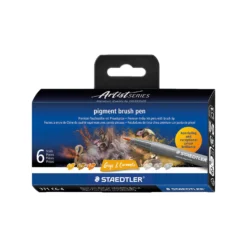 STAEDTLER® pigment arts pen brush 371, 6er-Sets