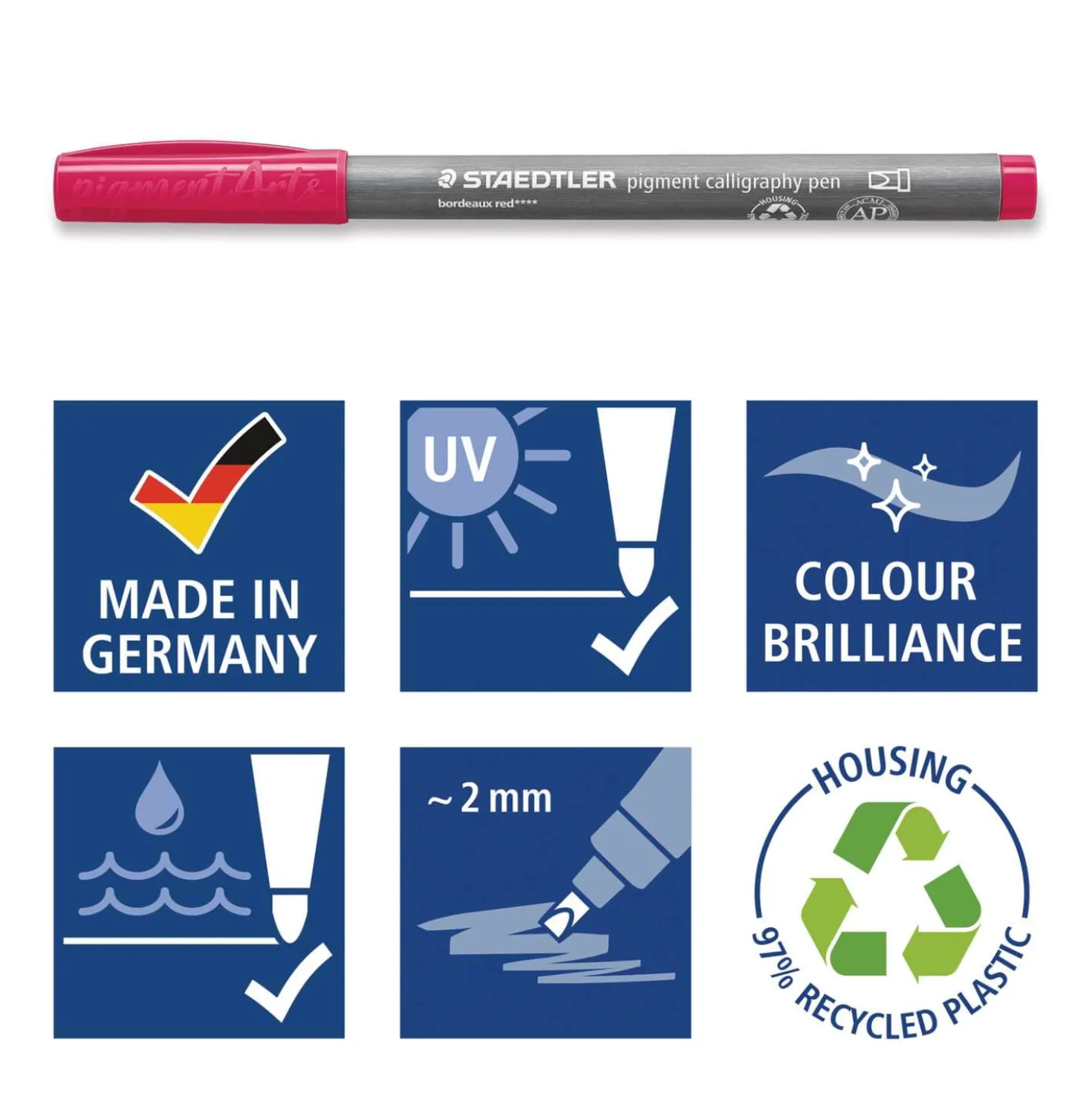 STAEDTLER® pigment arts pen calligraphy 375, einzeln