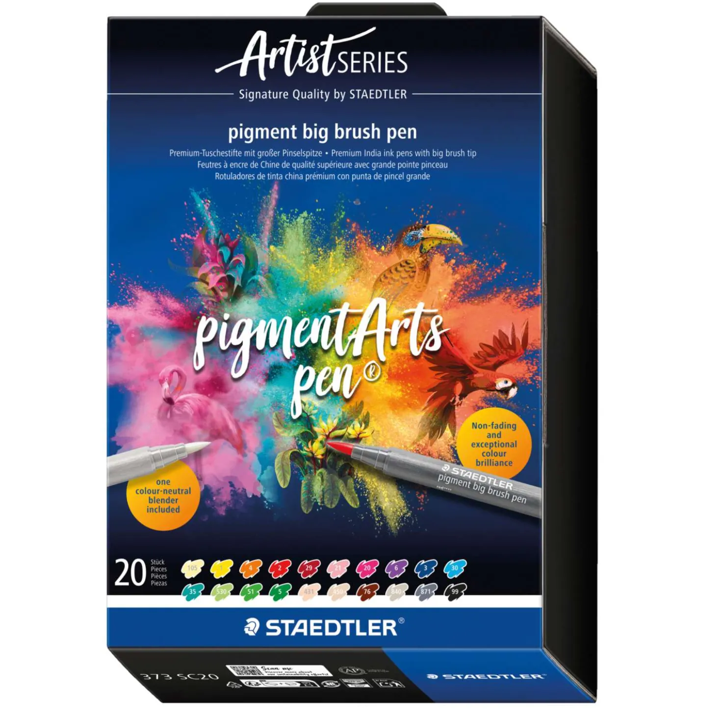STAEDTLER pigment big brush pen im Set