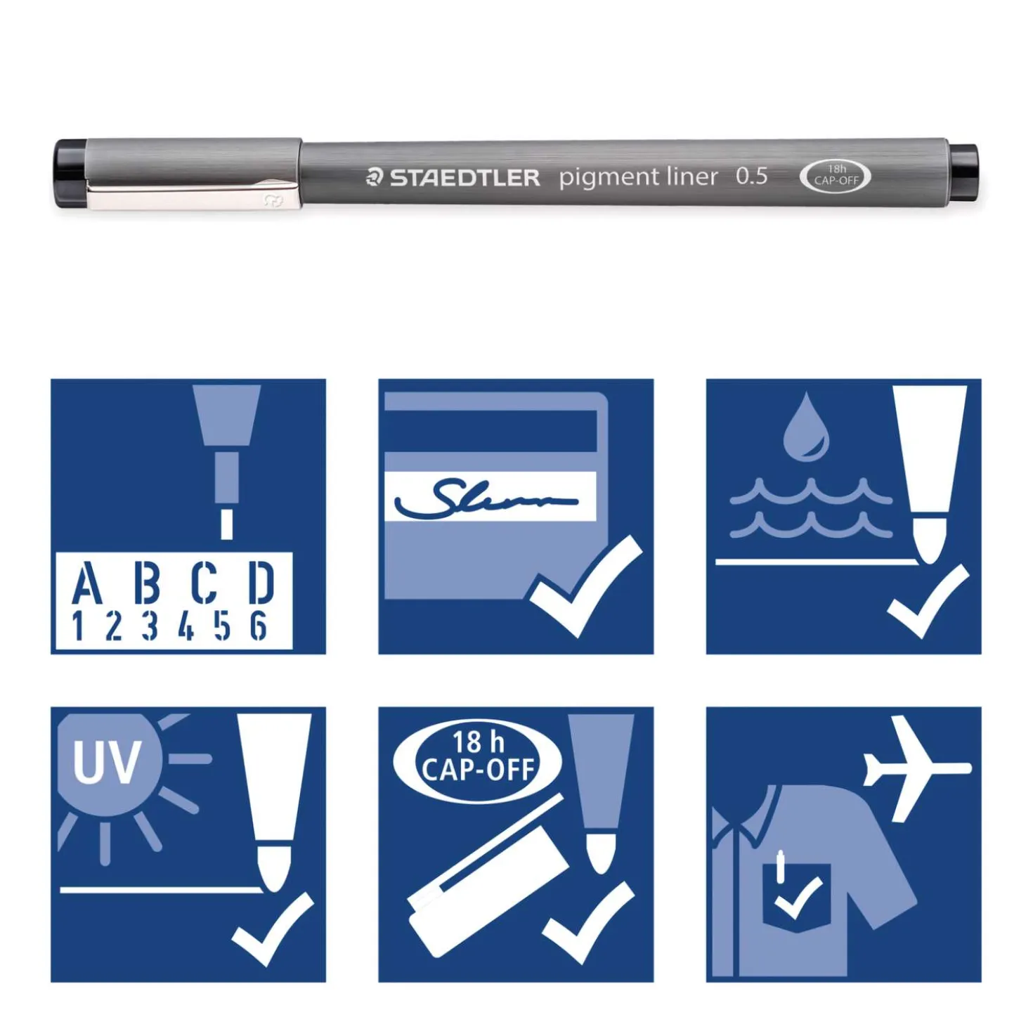 STAEDTLER® Pigment Liner 308, einzeln