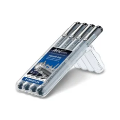 STAEDTLER® Pigment Liner 308, 4er-Etui Fineliner