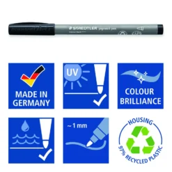 STAEDTLER® pigment pen 376, einzeln