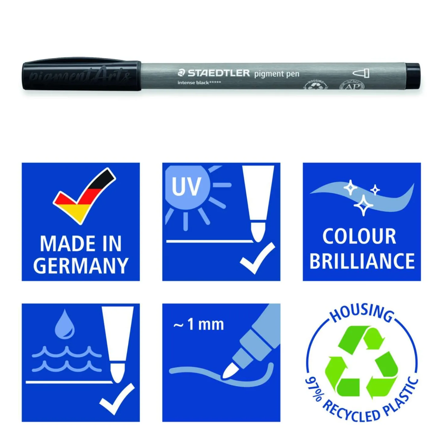 STAEDTLER® pigment pen 376, 2er-Set