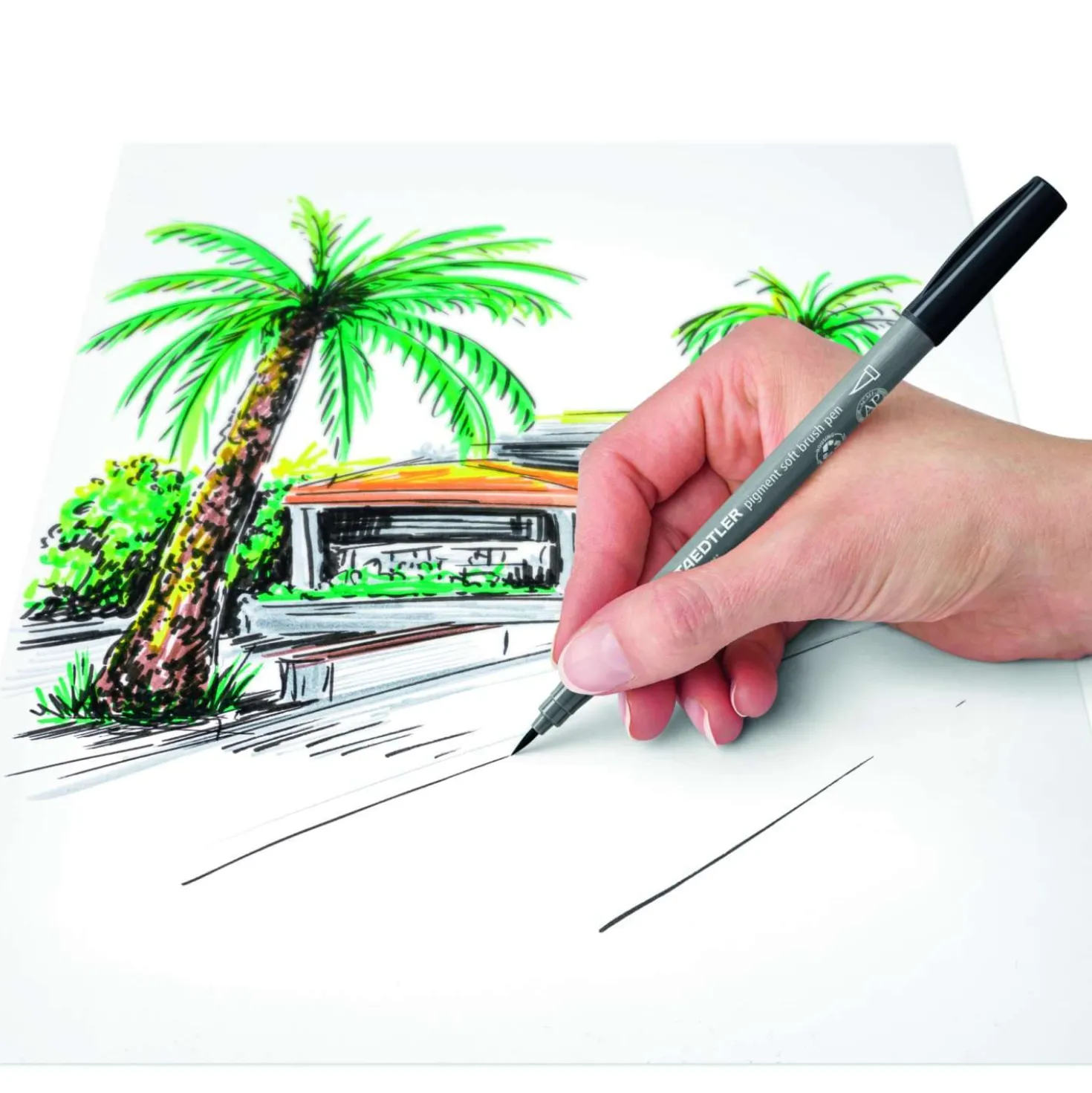 STAEDTLER® pigment soft brush pen 372, einzeln