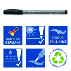 STAEDTLER® pigment soft brush pen 372, 6er-Set