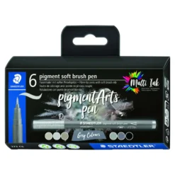 STAEDTLER® pigment soft brush pen 372, 6er-Set