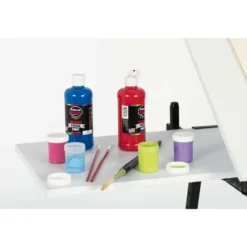 Studio Design Fusion Craft Zeichentisch inkl. Hocker, weiße Arbeitsfläche