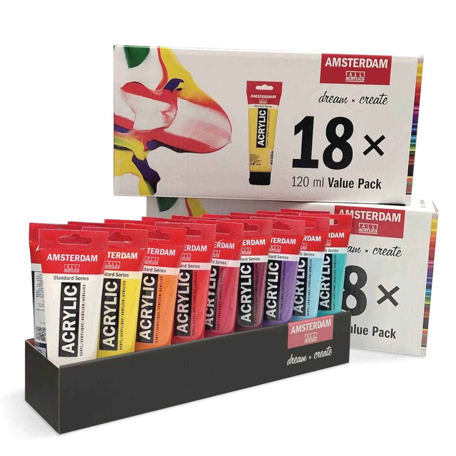 Talens AMSTERDAM Acrylfarbe "Standard Series" 18er-Set