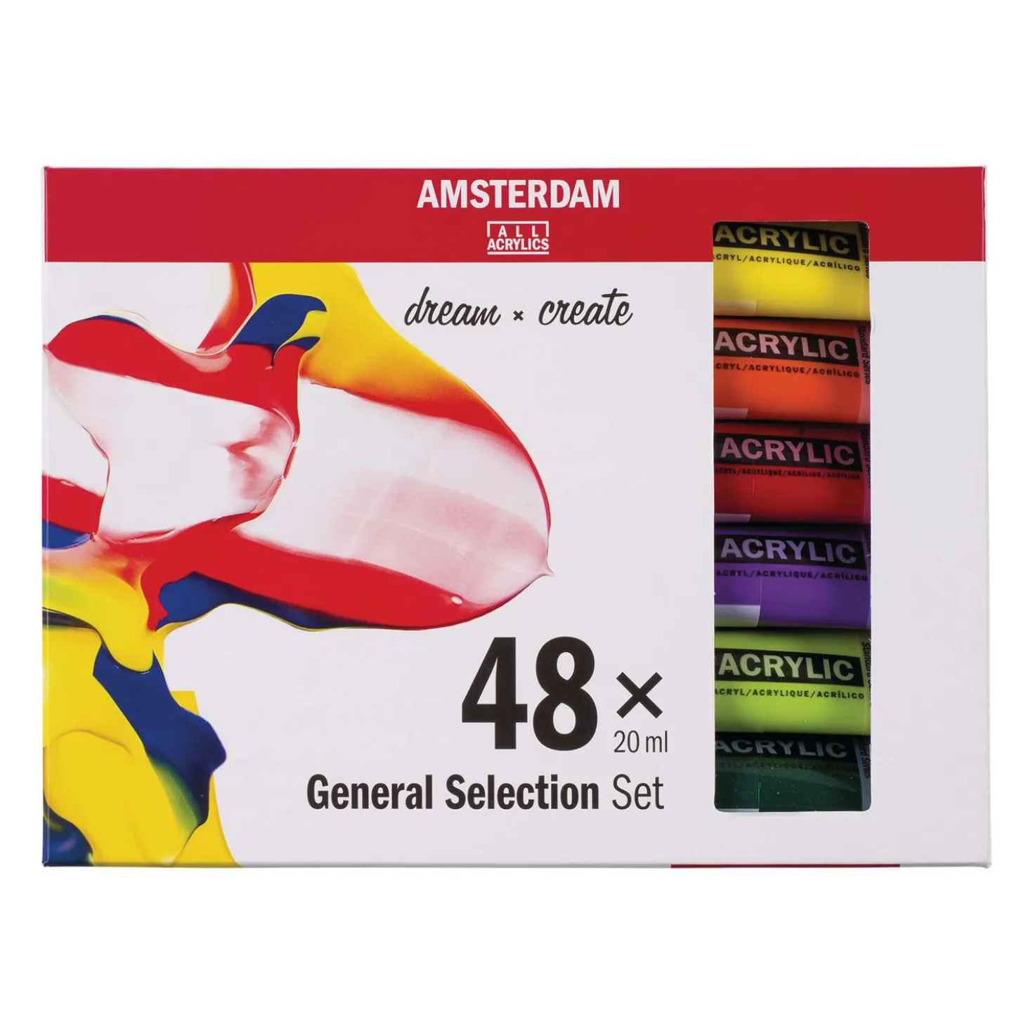 Talens AMSTERDAM Acrylfarbe "Standard Series" 48er-Set