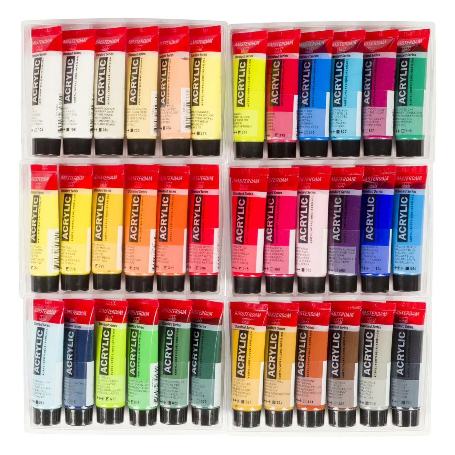 Talens AMSTERDAM Acrylfarbe "Standard Series" 36er-Set