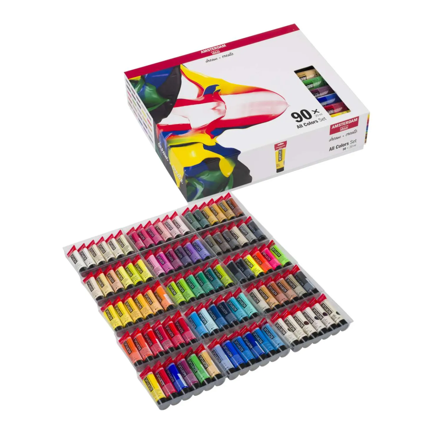 Talens AMSTERDAM Acrylfarbe "Standard Series" Komplett-Set