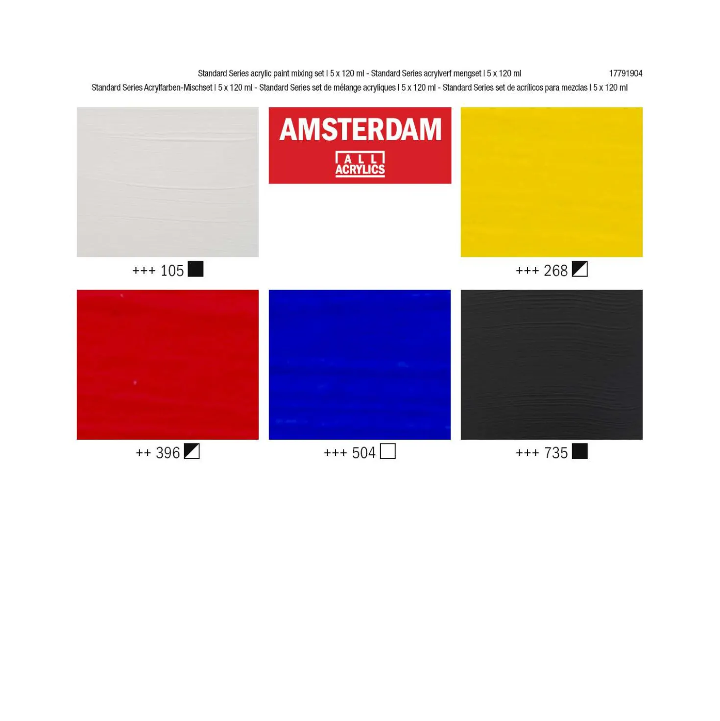 Talens AMSTERDAM All Acrylics Standard Series, Misch-Set