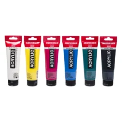 Talens AMSTERDAM All Acrylics Standard Series, 6 x 120 ml Klassenzimmer-Set